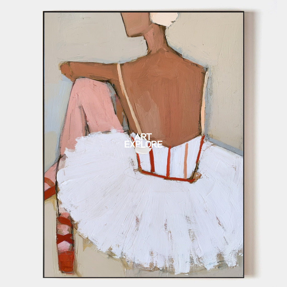 Modern Wall Art For Living Room Minimalist Ballet Dancer Canvas Painting