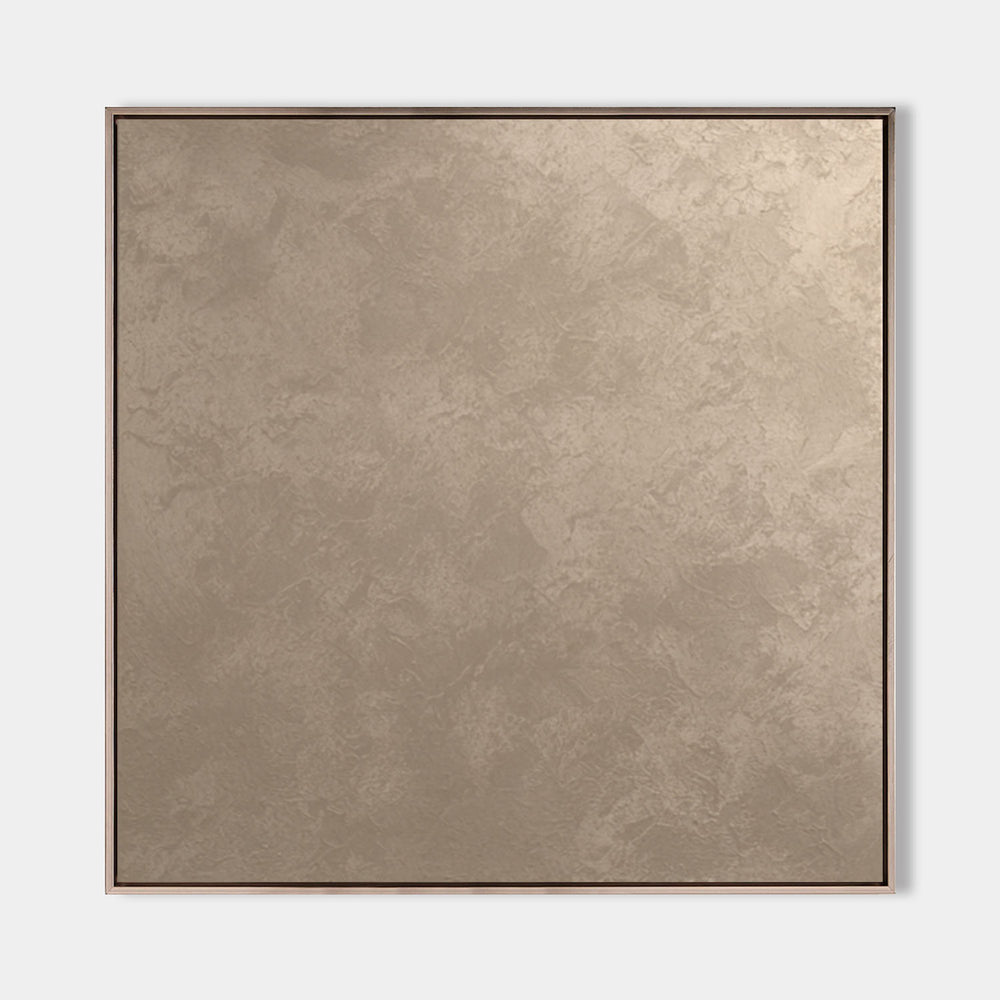 Large Wabi-Sabi Beige Texture Oil Painting for Modern Living Room Decor | ArtExplore