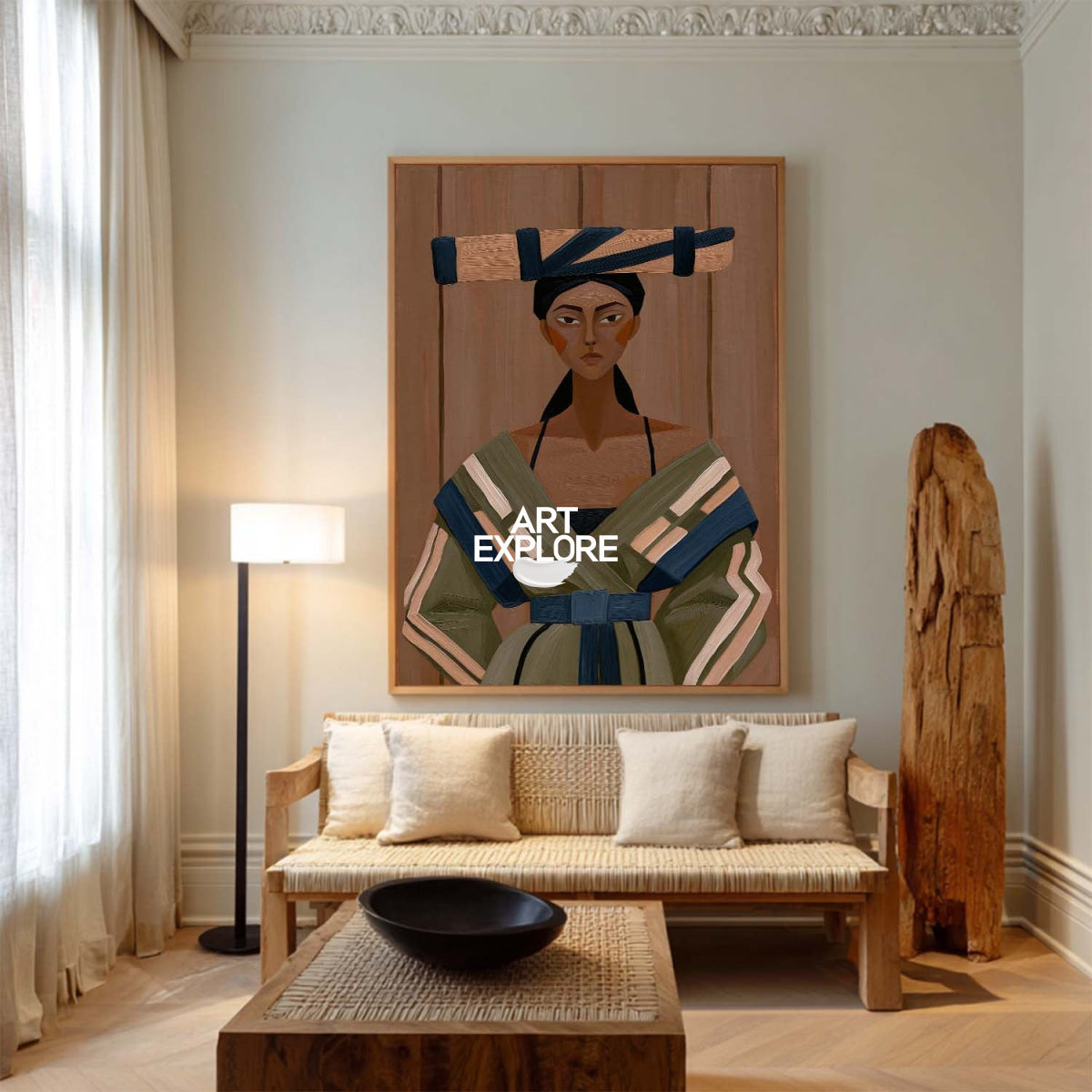 Elegant Woman Wall Art #ABAV846