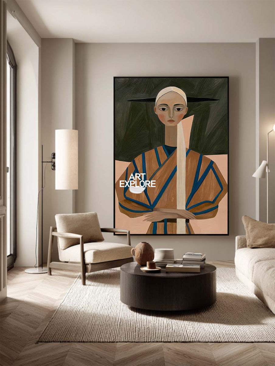 Modern Woman Painting #ABAV841