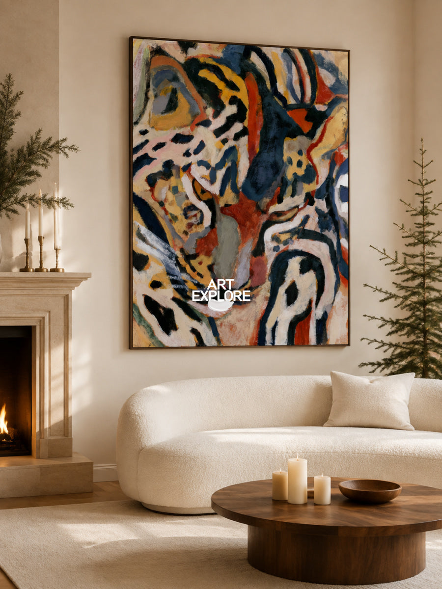 Abstract Leopard Art #ANW09