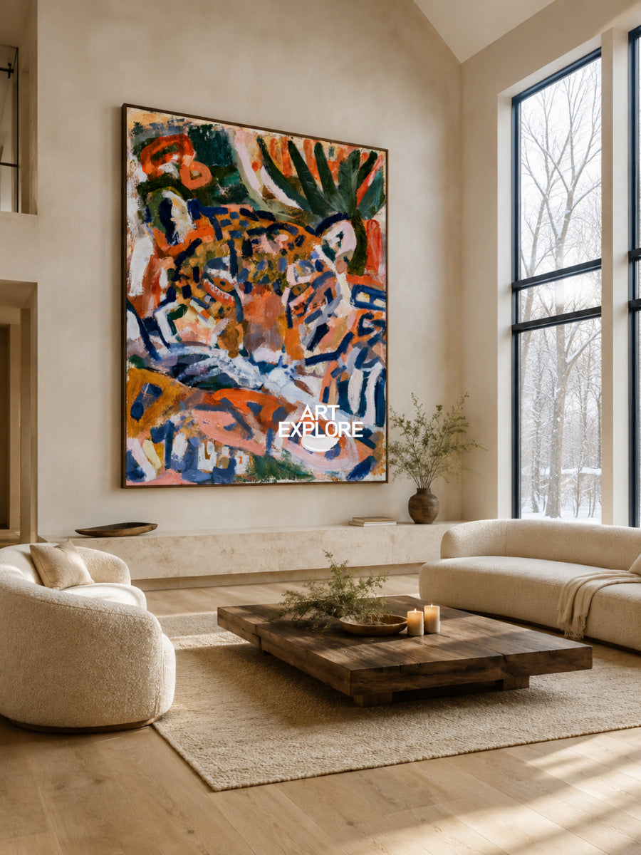 Abstract Tiger Art #ANW11