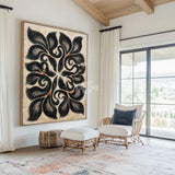 Minimalist Black & Beige Boho Wall Art for Living Room | ArtExplore