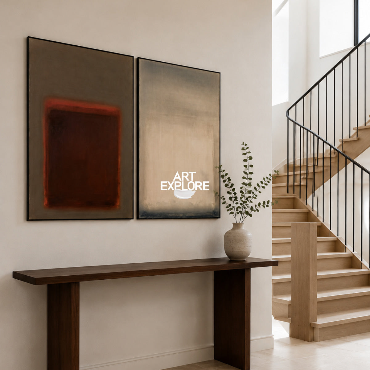 Set of 2 Minimalist Art #ABAO82
