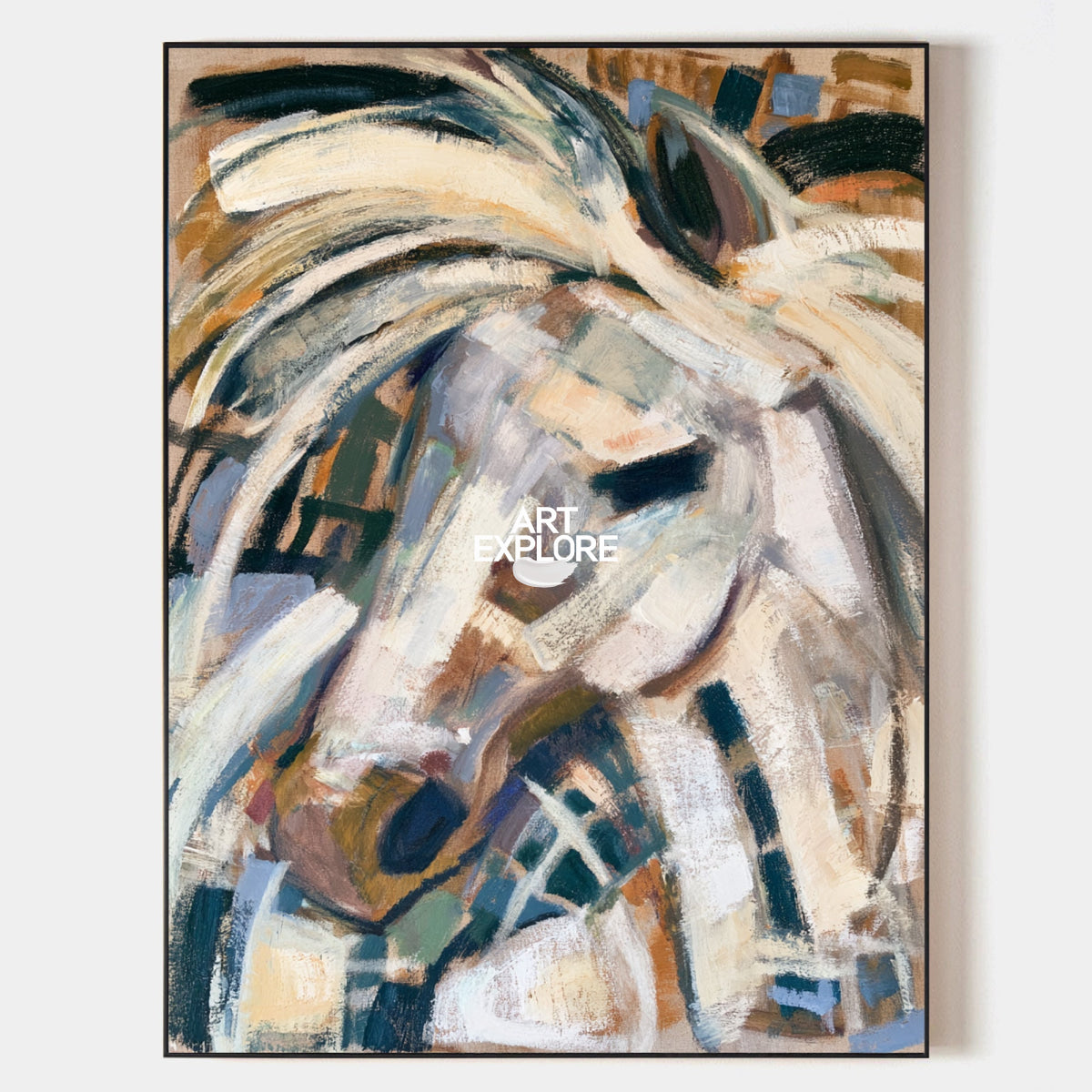 Abstract Horse Art #ANH77