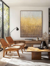 Modern Brown Canvas Art Wabi-sabi Texture Wall Art Brown Livingroom Wall Art Minimalist Wall Art