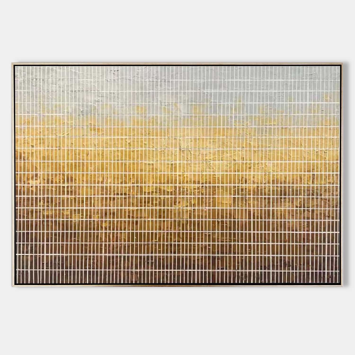 Modern Brown White Wall Art Texture Canvas Art Wabi-sabi Wall Art Minimalist Painting For Sale