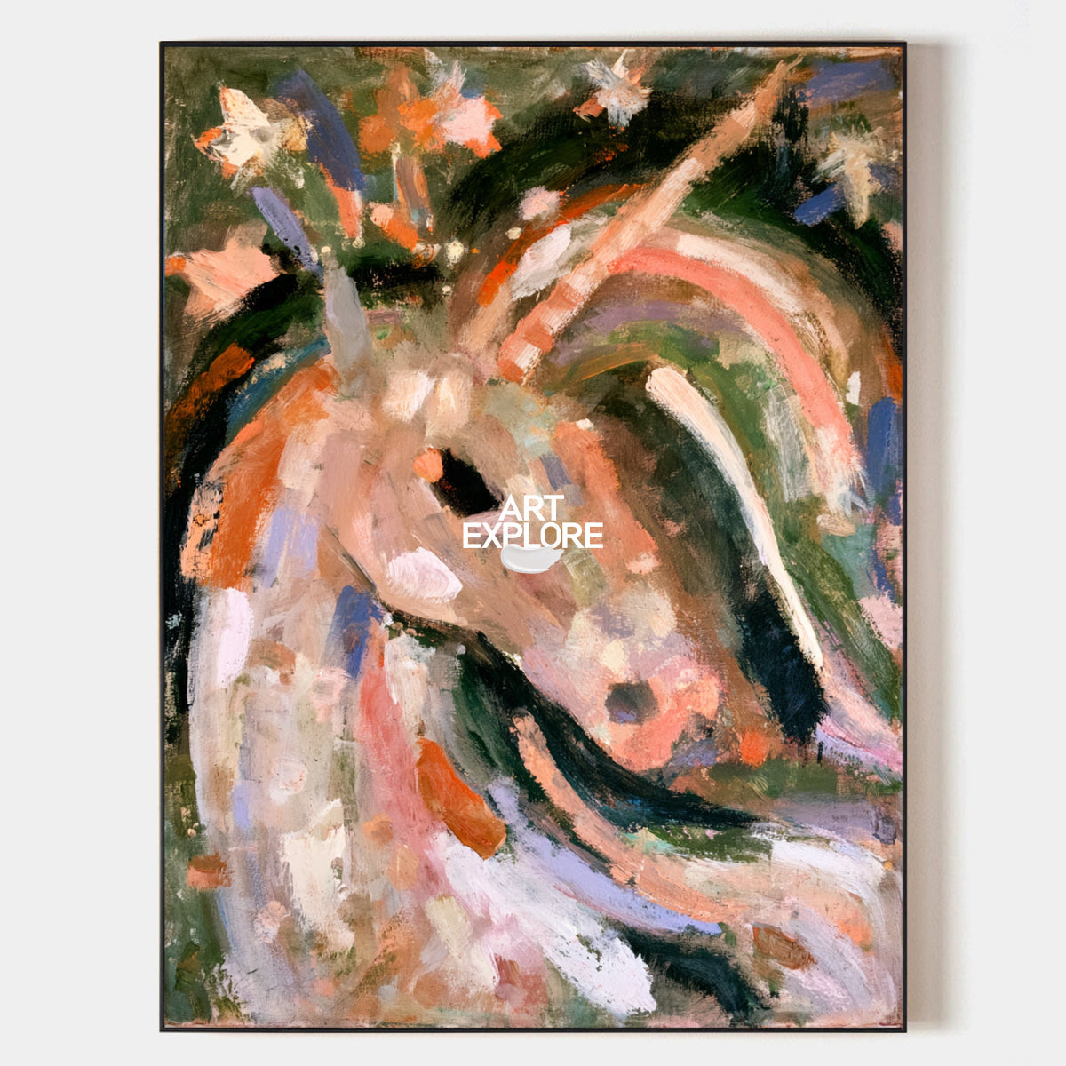 Colorful Horse Painting #ANH76