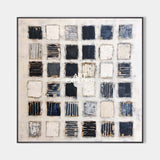 Modern Wabi-Sabi Texture Painting for Large Spaces | Handmade | ArtExplore