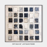 Modern Wabi-Sabi Texture Painting for Large Spaces | Handmade | ArtExplore