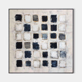 Modern Wabi-Sabi Textured Oil Painting for Large Space Home Decor | ArtExplore