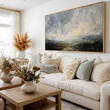 Moody Abstract Landscape Painting | Handmade Large Wall Art ArtExplore