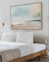 Abstract Beach Paintings On Canvas Modern Horizontal Beach Canvas Wall Art Fine Art Seascapes