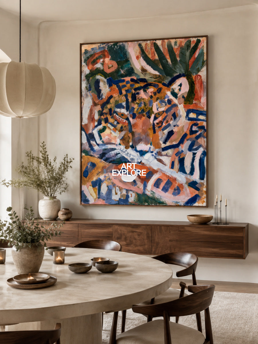 Abstract Tiger Art #ANW11