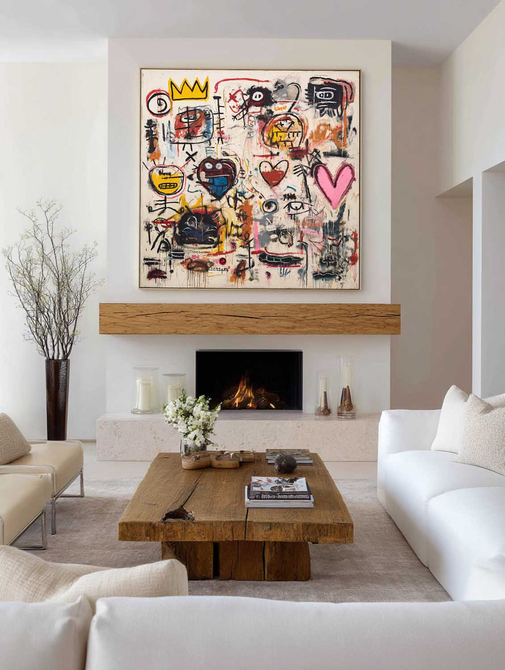 Street Art Inspired Abstract – Large Modern Graffiti Wall Painting for Bold Home Interiors | ArtExplore