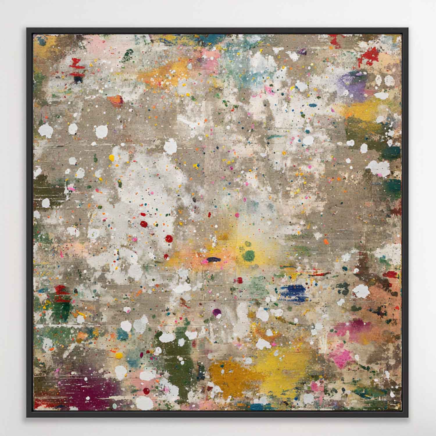 Textured Brown Minimalist Painting, Oversized Handmade Wall Art on Canvas – ArtExplore