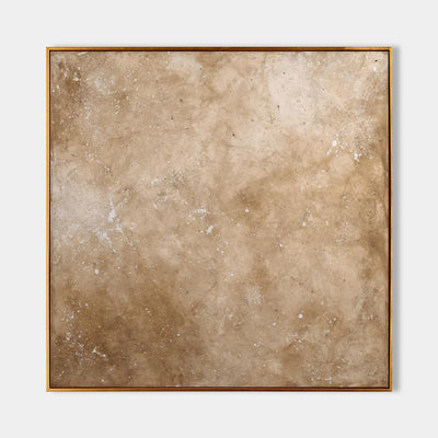 Textured Wabi-sabi Brown Minimalist Painting, Oversized Handmade Wall Art on Canvas – ArtExplore