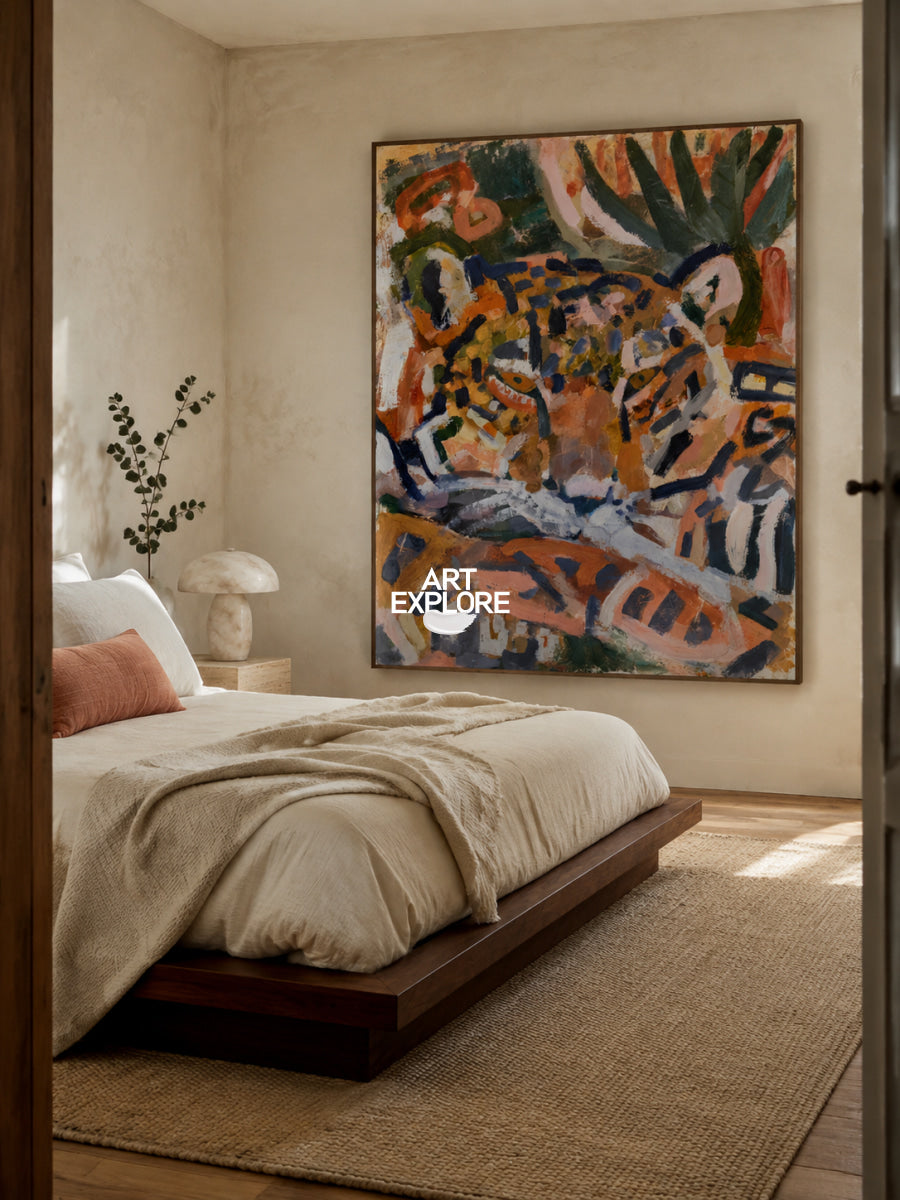 Abstract Tiger Art #ANW11