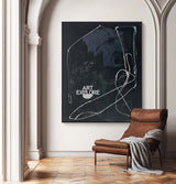 Wabi-Sabi Black Minimalist Canvas – Hand-Painted Black Textured Abstract Painting – ArtExplore