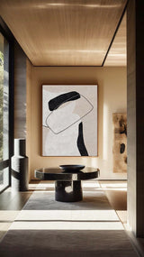 Minimal Acrylic Painting Paintings For Office Large Abstract Painting For Sale