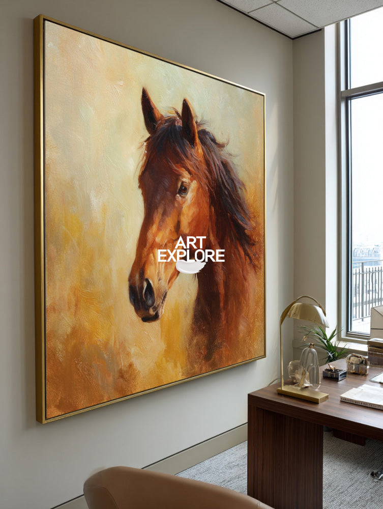 Brown Horse Art #ANH71