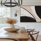 Black And Brown Minimalist Wall Art Abstract Acrylic Art Canvas Painting For Living Room Painting Ideas For Home Decor