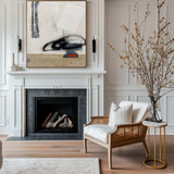 Large Black And Brown Artwork Oversized Framed Wall Art X Large Wall Art