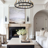 Coastal Wall Art Canvas Beach Scene Painting Impressionist Beach