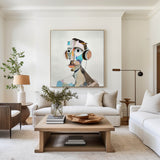 Modern Portrait Canvas Painting Artificial Intelligence Art Painting Cavas Wall Art For Living Room