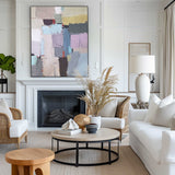 Bright Abstract Acrylic Painting For Slae Large Bright Canvas Art Abstract Art For Livingroom