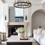 Black and Grey Minimalist Canvas Wall Art Modern Geometric Art Large Abstract Painting Canvas