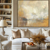 Abstract Beach Art Large Coastal Wall Art Beach Scene Painting Framed Beach Wall art