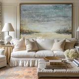 Abstract Beach Art Extra Large Sky And Sea Painting Modern Seascape Paintings