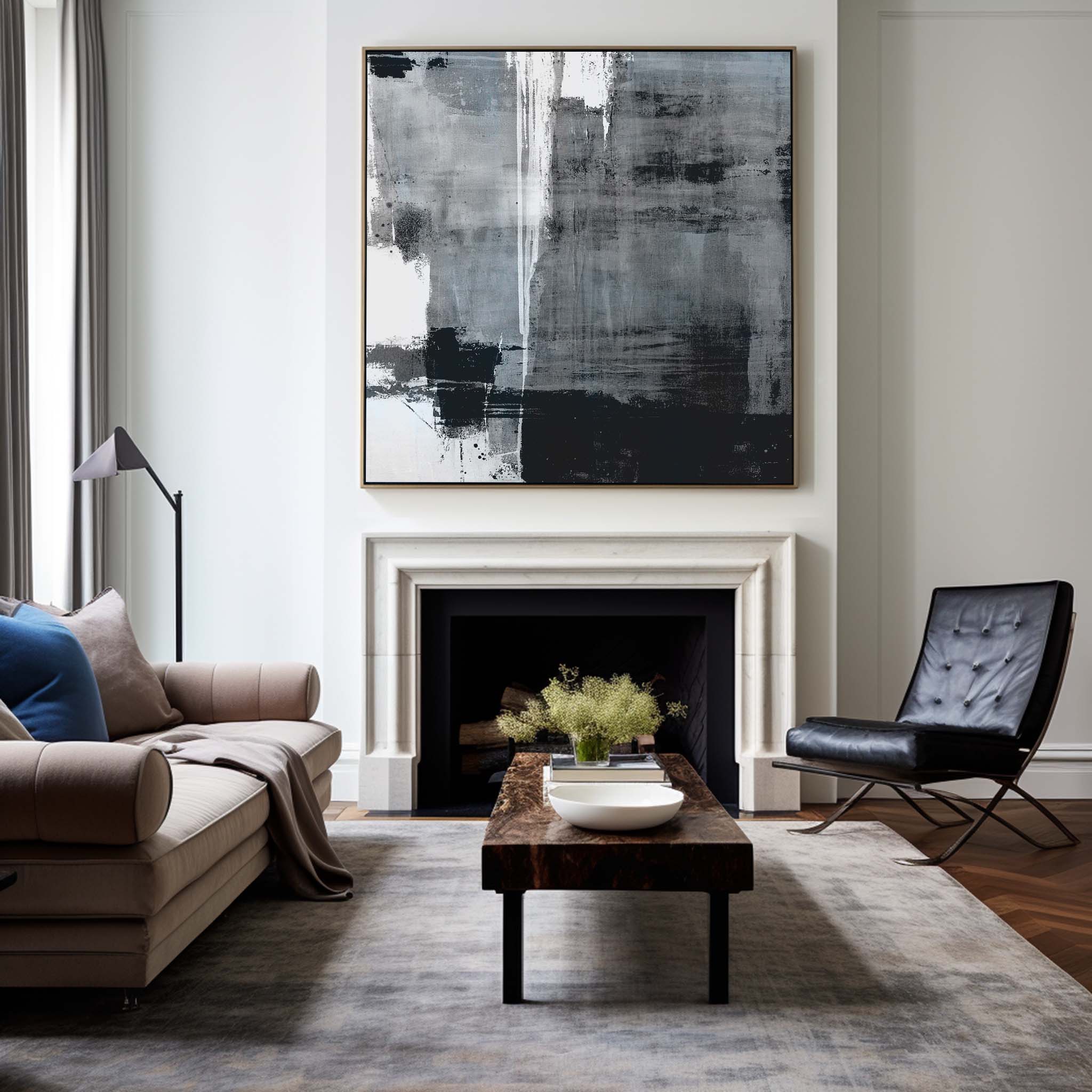 Big Canvas Painting Contemporary Abstract Modern Paintings For Living Room