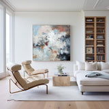 Extra Large Cheap Canvas Wall Art Square Oversize Modern Wall Decor