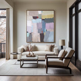Bright Abstract Acrylic Painting For Slae Large Bright Canvas Art Abstract Art For Livingroom