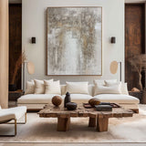 Large Beige And Gold Abstract Painting On Canvas Contemporary Abstract Painting Extra Large Modern Abstract Art Big Painting For Living Room