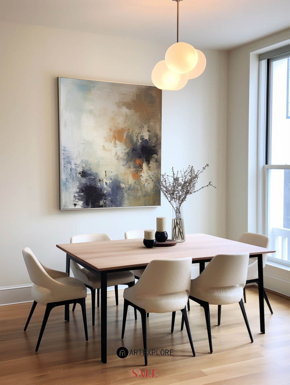 Large Colorful Minimalist Painting Colorful Minimalist Abstract Wall Art For Sale