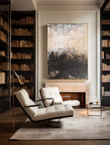 Vertical Gold And Brown Abstract Art Huge Wall Art Oversized Canvas Art