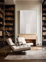 Large White Abstract Painting White Minimalist Painting White 3D Textured Painting Modern abstract painting Living Room Minimalist Art