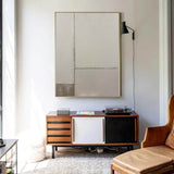 Modern Beige Minimalist Painting Earth Tone Abstract Painting Minimalist Canvas Wall Art