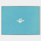 Modern Minimalist Ocean Swimmers Art For Coastal Living Room Decor