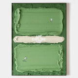 Unique Tennis Lover Gift Abstract Green Canvas Art For Home And Office Decoration