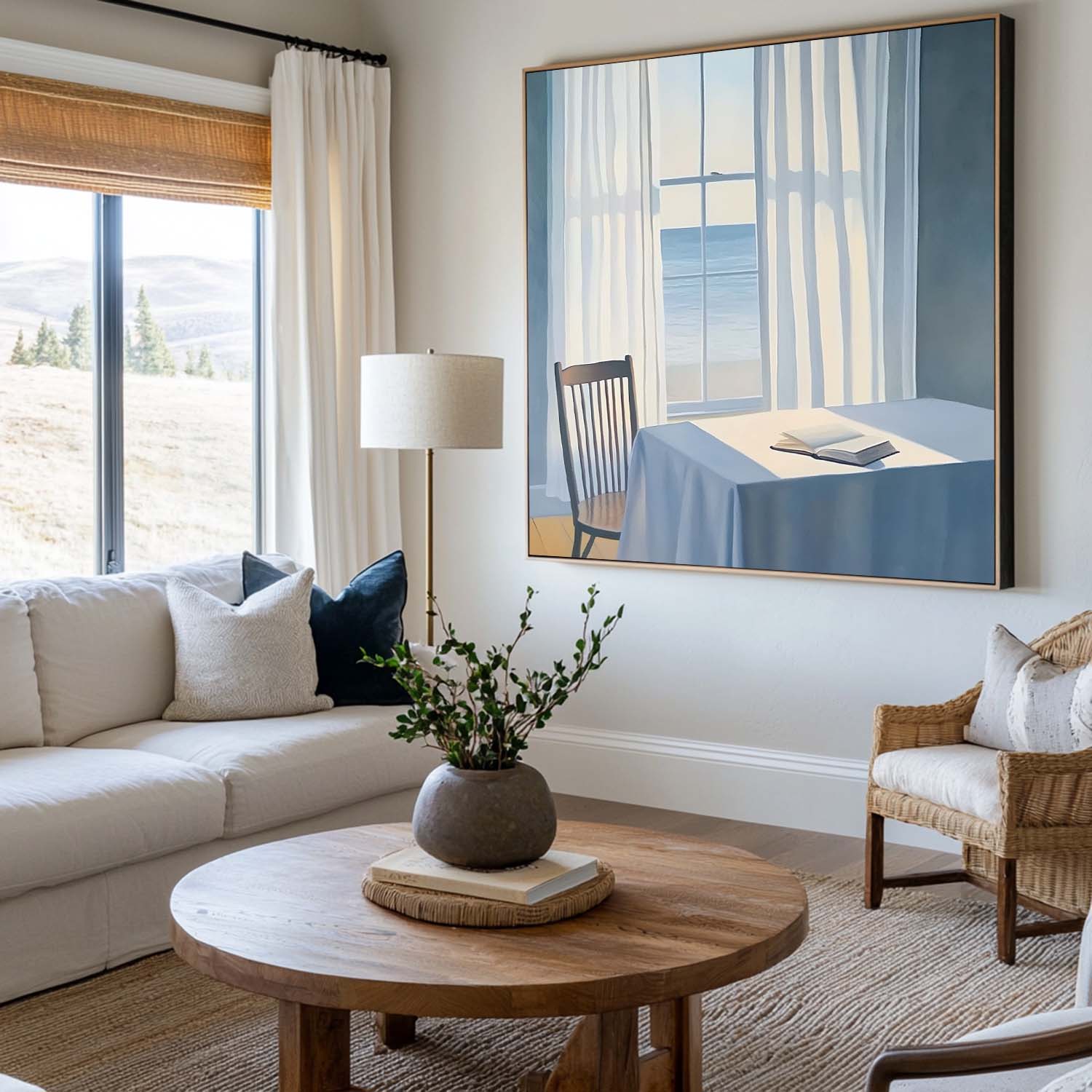 Beautiful Room Space Art Canvas Painting Minimalist Painting American Art For Livingroom