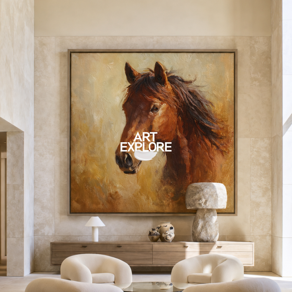 Brown Horse Art #ANH71