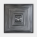 Black And White Rich Textured Canvas Art Wabi-sabi Wall Art Large Minimalist Painting For Livingroom