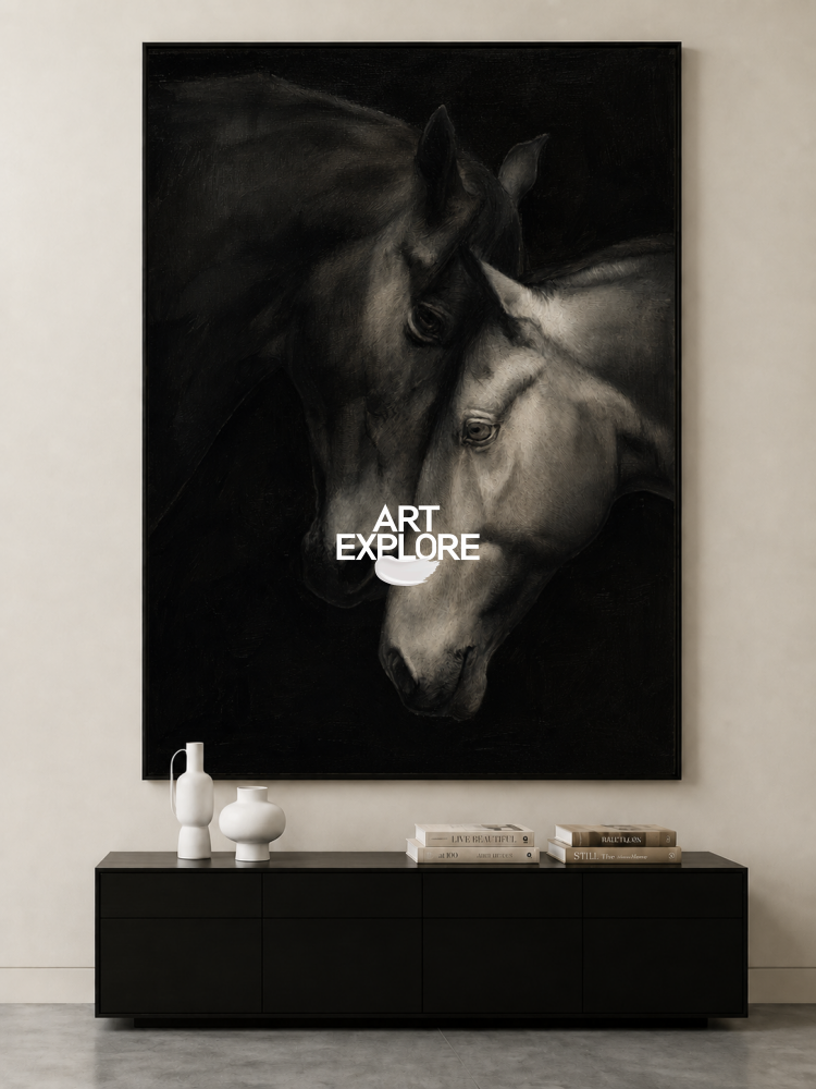 Textured Horse Art #ANH68
