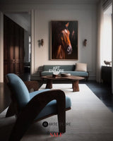 Large Brown Horse Oil Painting Wild Horse Canvas Wall Art Brown Steed Canvas Art For Sale