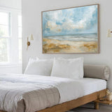 Large Abstract Tropical Beach Oil Paintings Canvas Beautiful Beach Art Custom Canvas Paintings Modern Art For Home