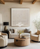Beige Wabi Sabi Wall Art Beige Texture Wall Art Large Canvas Art Minimalist Wall Art For Livingroom